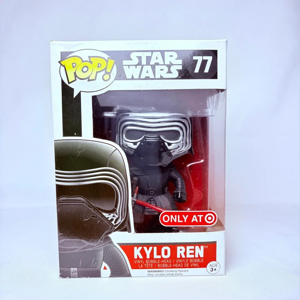Funko Star Wars Kylo Ren 77 Target Exclusive Black Masked Vinyl Bobble-Head Pop
